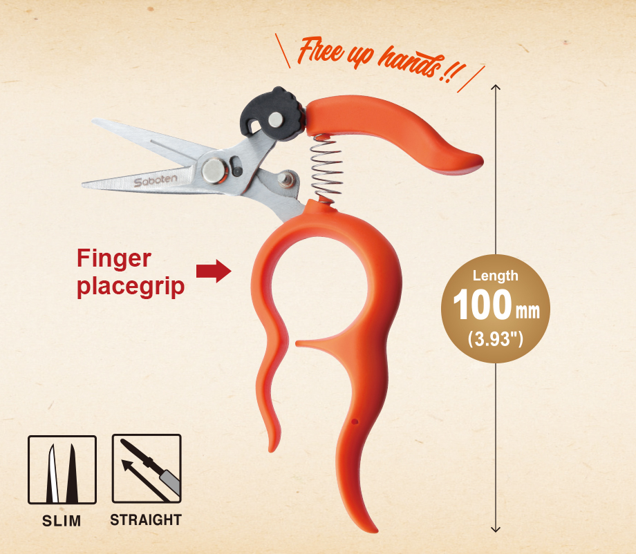 Finger placegrip Slim. Srraight. length100mm(3.93")